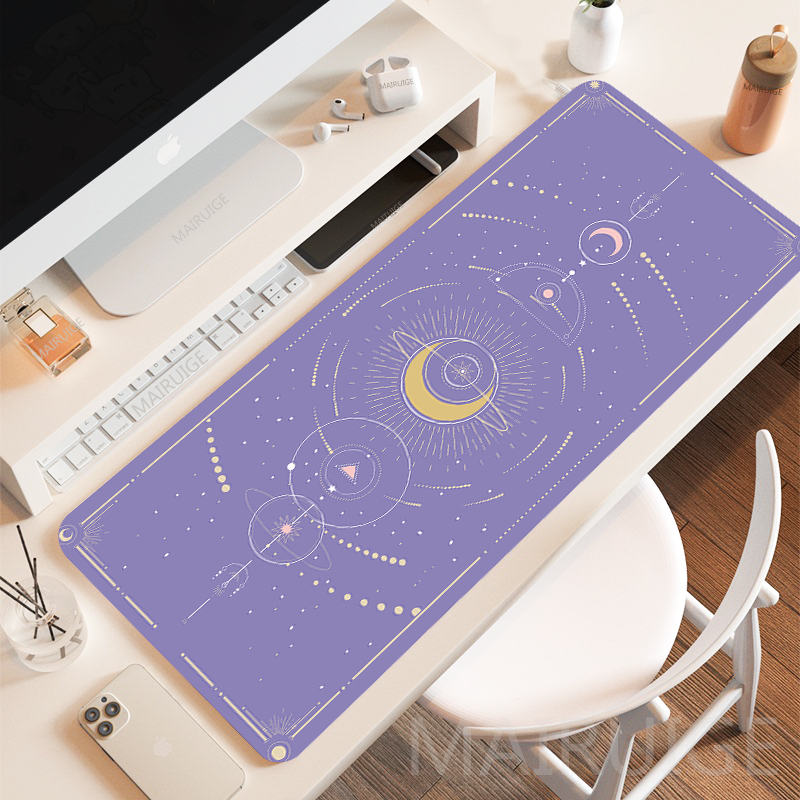 Kawaii Moon Star Mouse Pad Ext - Tradescantia Purple ulasan dan harga