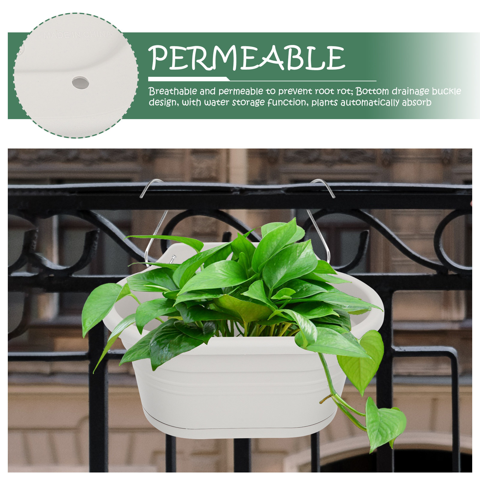 1Set Wall Mounted Hanging Flow - Spider Plant Hanging ulasan dan harga